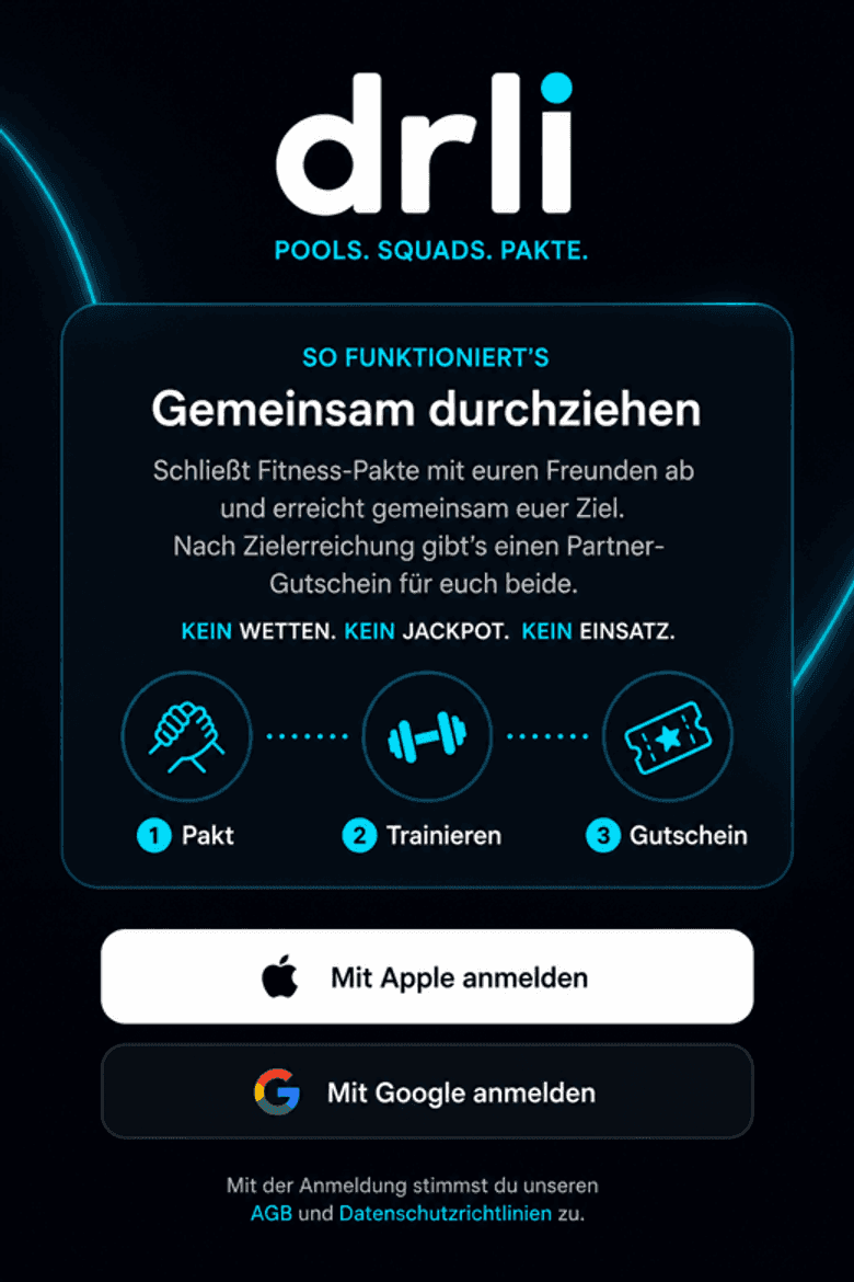 drll Onboarding: Pools, Squads und Pakte
